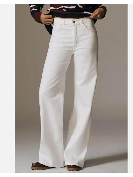 Citizens Of Humanity Denim - Citizens Of Humanity Annina Trouser Jeans Soft White Size 33 NWT $228msrp